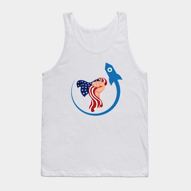 Launch America Tank Top by DZCHIBA